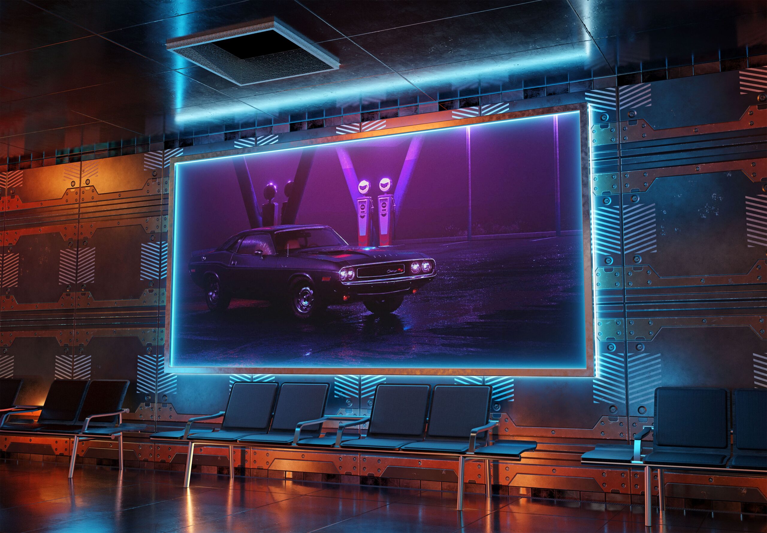 Largest fine pitch LED display