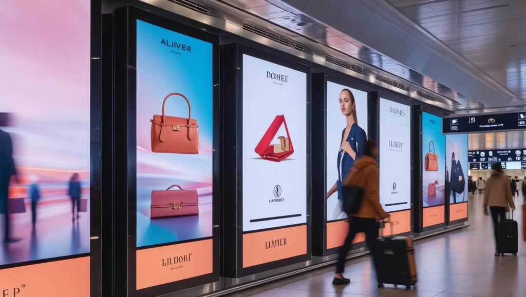 Airport LED displays