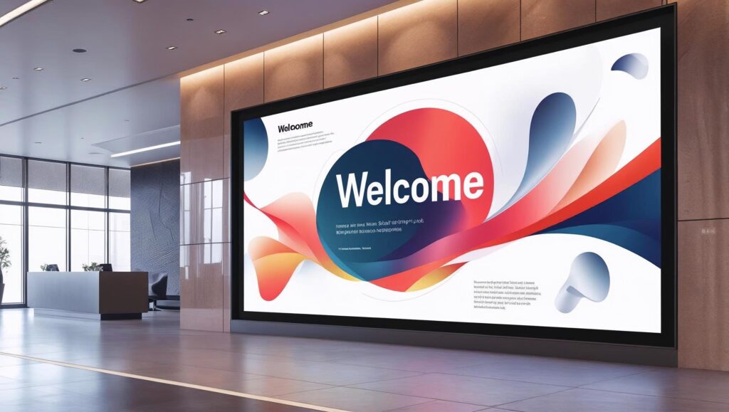 Reception Lobby LED Screen